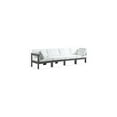 thumbnail image 3 of Meridian Furniture Nizuc White Water Resistant Fabric Outdoor Patio Modular Sofa, 3 of 8