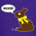 thumbnail image 3 of CafePress - Bunny Ouch Kids Dark T Shirt - Dark T-Shirt Kids XS-XL, 3 of 4