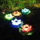 thumbnail image 5 of Lámpara de noche impermeable con forma de flor de loto, velas flotantes sin llama, luz de lirio, 5 of 5
