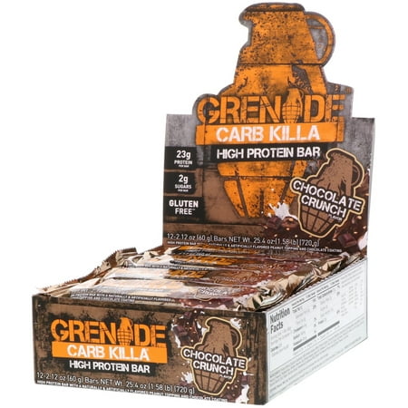 Grenade Carb Killa, Chocolate Crunch, 12- 2.12 oz (Best Carb For Predator 212)