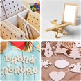 thumbnail image 4 of Paquete de 15 hojas de tilo de 6x4 para manualidades Hojas de madera de cricut delgadas de 2 mm Hojas de madera contrachapada de tilo de Cricut para decoraciones navideñas Dibujo Pintura Diy Naci, 4 of 5