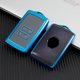thumbnail image 1 of RV Pack de llaves de coche compatibles con botones Dongfeng Renault Corvette (azul), tarjetero Renault, llavero de piel con destornillador pequeño, funda protectora de TPU brillar Electrónica, 1 of 5