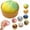 Dumpling Squishies-Multicolor, variant on FYHALE Pink Apple-shaped Squishies Toys Stress Ball, Soft Fruit Fidget Toys, Fruit Squeeze Dough Squish Toys Sensory Squeeze Balls Toys