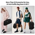 thumbnail image 7 of Small Gym Bag 18 inch Carry On Duffel Bag for Weekender Travel, 7 of 7