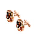 thumbnail image 2 of Thanksgiving Hat Stylish Stainless Steel Cufflinks for Business Attire, Weddings, and Special Events - Cufflink Sets Available, 2 of 6