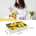 thumbnail image 5 of Banana Elegant PU Leather Jewelry Organizer Box with Removable Compartment - Portable Earring Organizer, 5 of 6
