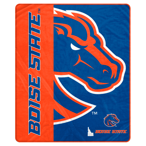 NCAA Boise State Broncos 50x60 Inch Ultra Soft Tailgate Throw