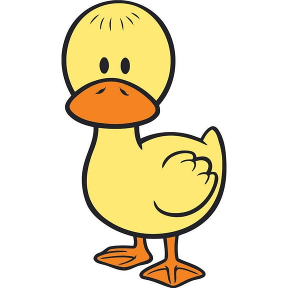 Picture of Duck Cute Ducks Ducky Wall Decals for Nursery Daycare Bedroom or Bathroom Animal Animals Children's Vinyls Design Kids Kid Vinyl Art Decor Decal Walls Sticker Rooms Size (20x12 inch)