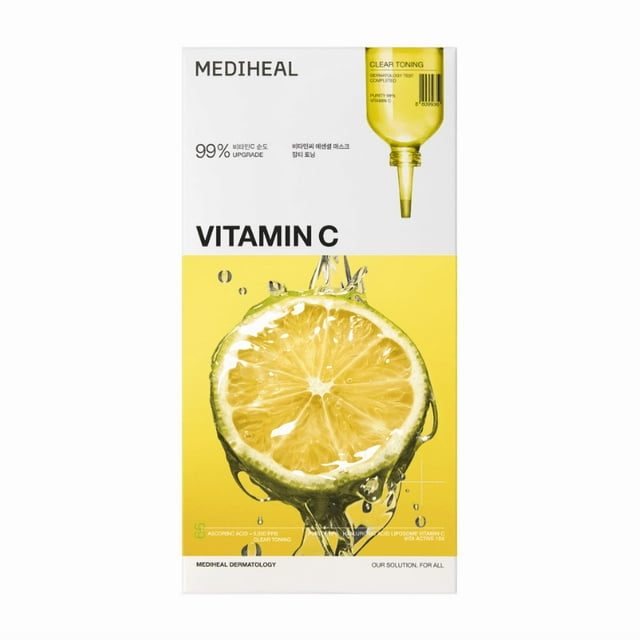 Mediheal Vitamin C Essential Mask_Clear Toning 24ml - 1 BOX / 10 PCS
