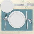 thumbnail image 3 of Ambesonne Nautical Place Mats Set of 4, Embellish Whale, Standard Size, Slate Blue and White, 3 of 6