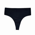 thumbnail image 1 of Tanga Ilusión para Dama, Cintura Alta Estampada Negro Talla M, 1 of 4