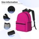 thumbnail image 3 of Fotbe Darkmagenta Mochila Ligera Casual para Laptop para Hombres y Mujeres, Mochila Impermeable de Uso Diario, Mochila para Universidad, 3 of 6