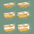 thumbnail image 5 of SDFGTstore Plastic Food Storage Box Container with Lid and Drain Tray Timing Function Fridge Produce Saver Refrigerator Organizer, 5 of 17