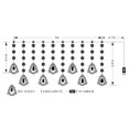 thumbnail image 5 of FNNMNNR Christmas Lights String Fairy Lights  USB/Battery Operated Fairy String Lights for Room  Star Tree Shape Hanging Fairy Lights with Remote for Christmas Wedding Décor  8 Flashing, 5 of 9