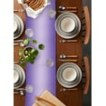 thumbnail image 2 of Ldtrchee Purple Ombre Table Runner 108 Inches, Modern Gradient Abstract Art Bed Runner Dresser Scarves Tabletop for Indoor Outdoor Parties/Ceremony/Banquet, 13"x 108", 2 of 8