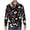 Black, variant on Men's Button Down Shirts Floral Printed Lapel Collar Long Sleeve Casual Dress Shirt Mens Plus Size Blouses (L, Navy)