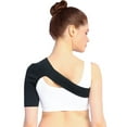 thumbnail image 2 of WALFRONT Shoulder Brace,Support and Injury Prevention Brace,Joint Pain Releaser,Left Shoulder Compression Wrap Strap for Women and Men Black, 2 of 6