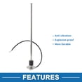 thumbnail image 5 of Unique Bargains Fuel Sending Unit and Gauge Kit 460mm Length Boat Fuel Sending Unit Marine Fuel Sender Unit Metal Black 1 Set 240-33 Ohm, 5 of 6