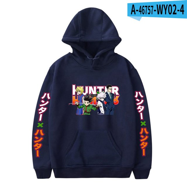 Full-time Hunter Hisoka Anime Surrounding Loose Plus Size Hooded Sweater Sweatshirt Fall Winter Student Style