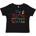 thumbnail image 3 of Inktastic Grammy and Papaw Love Me Grandchild Boys or Girls Baby T-Shirt, 3 of 5