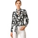 thumbnail image 1 of Blusa Mangas Largas Floral Allegra K Negro T S, 1 of 6