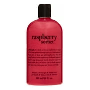 Philosophy Raspberry Sorbet Shampoo, Shower Gel & Bubble Bath, 16 Fl Oz