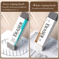 thumbnail image 4 of 1Pcs Sand Erasers, Pen Eraser for Ink Ballpoint Colored Pencils, Durable and Portable for Office Ballpoint Pen Fountain Pen Pencil(White), 4 of 7