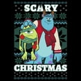 thumbnail image 2 of Men's Monsters Inc Monsters Inc. Mike and Sully Scary Christmas  Graphic Tee Black Large, 2 of 5