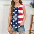 thumbnail image 4 of MKOSPLRT USA Flag Tank Tops for Girl Kids 5-14 Years Scoop Neck Sleeveless Lounge Tanks Funny Stars Striped Graphic Tanks Memorial Day Gifts, 4 of 6