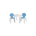 thumbnail image 1 of Giftmark 3012B Table Moderne pour Enfants et 2 Chaises avec Pieds Chromés - Bleu, 1 of 1