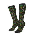 thumbnail image 2 of Daiia Sports Socks Pineapples Printed Novelty Crew Socks for Men Women Knee High Socks Cotton Socks Soft & Breathable Support Unisex Socks, 2 of 9