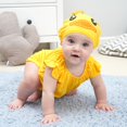 thumbnail image 3 of Bebé Niño Pequeño Verano Corto Mameluco Niños Niñas Animal Amarillo Pato Disfraz Photoshoot Fiesta De Halloween De Fantasía, 3 of 3