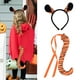 thumbnail image 5 of Tocado Con Orejas De Tigre Y Cola Larga Para Danza De Halloween Yinane  Accesorios de cosplay, 5 of 8