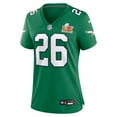 thumbnail image 2 of Women's Nike Saquon Barkley Kelly Green Philadelphia Eagles Super Bowl LIX 2nd Alternate Game Jersey, 2 of 3