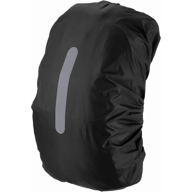 HUGFEGWE Housse de Sac à Dos Imperméable, Housse de Sac à Dos Antidérapante avec Sangle Réfléchissante Verticale pour Rester au Sec pour Randonnée, Camping, Chasse CA919-70176