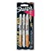 thumbnail image 3 of Sharpie Permanent Markers | Fine Tip | Assorted Metallic Colours | 3 Count, 3 of 10
