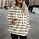 thumbnail image 2 of Sudaderas de forro polar borroso de gran tamaño para mujer con bolsillos Sudaderas con capucha de Sherpa atlético Jersey Outwear Pompotops gfhjh14120, 2 of 7