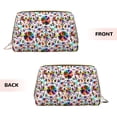thumbnail image 3 of Picia Mexican Bright Style Print Leather Makeup Bag Make Up Bag Travel Toiletry Bag for Her Girlfriend Teacher Teen Girl Gifts, 3 of 8