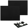 thumbnail image 1 of Tapete para Secar Platos para Elementos Básicos de Cocina, Paquete de 2, Escurridor de Platos de Microfibra Mats, 15" x 20" (Negro), 1 of 16