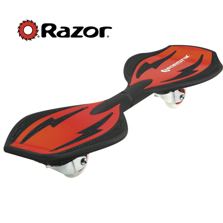 Razor Ripster Mini Ripstik Red- 2 Wheeled Pivoting Skateboard