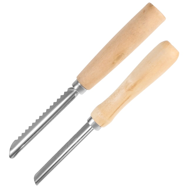 Shisuyan 2pcs Fruit Corer Vegetable Pitter Multifunctional Kitchen Fruit Pitter Serrated And Smooth Corer