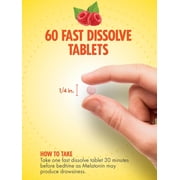 Fast Dissolve Melatonin 5mg | 60 Tablets | Berry Flavor for Men and Women | by Sundance