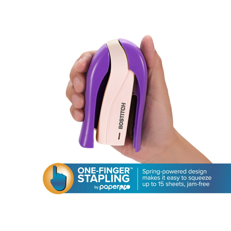 PaperPro Standout Stapler 15-Sheet Capacity Purple