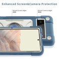 thumbnail image 7 of JTCASES for Google Pixel 6 Pro Case, Heavy Duty Protection Hybird PC Silicone 360° Rotating Ring Bracet Magnetic Car Mount Fully Coverage Slim Non-Slip for Google Pixel 6 Pro, Blue, 7 of 7