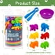 thumbnail image 2 of Contar Animales Juguetes Juegos De Combinar Con Tazones De Clasificación Clasificación De Juguetes Para Niños Pequeños Actividades De Aprendizaje Preescolar Para Matemáticas Color Sensorial Montessori, 2 of 4