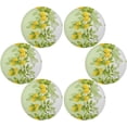 thumbnail image 3 of SKYSONIC Lemon Pattern Round Placemats for Dining Table Non-Slip Heat-Resistant Polyester Table Mats Set of 1 Washable Table Mats for Kitchen Dining Table Decoration (222), 3 of 7