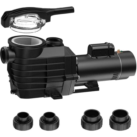 1.5HP Swimming Pool Pump 230V 6420GPH Variable Speed In/Above Ground Pumps for Spa Water Circulation