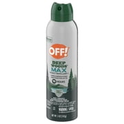 OFF! Deep Woods® Max Mosquito & Tick Aerosol Spray with 20% Picaridin, 5 oz