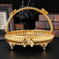 thumbnail image 6 of NANMELX Kitchen Fruit Basket Metal Snacks Serving Tray Cookie Cakes Platter 5 Liter, 6 of 17