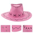 thumbnail image 4 of Sombrero de verano para niños, sombrero de vaquero decorativo, sombrero de vaquera, decoración de sombrero pequeño para niños al aire libre, 4 of 5